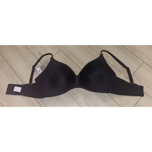 Knix Wing Woman Bra Molded Cups Wire Free Womens Size 7 Black New Nwt - Picture 5 of 6